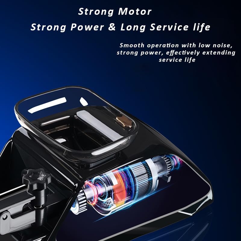 Electric Cigarette Rolling Machine with Rolling Tray Portable Tobacco Injector Machine to Rolling Cigarettes 8mm 0.31" Regular Tubes (Gold)